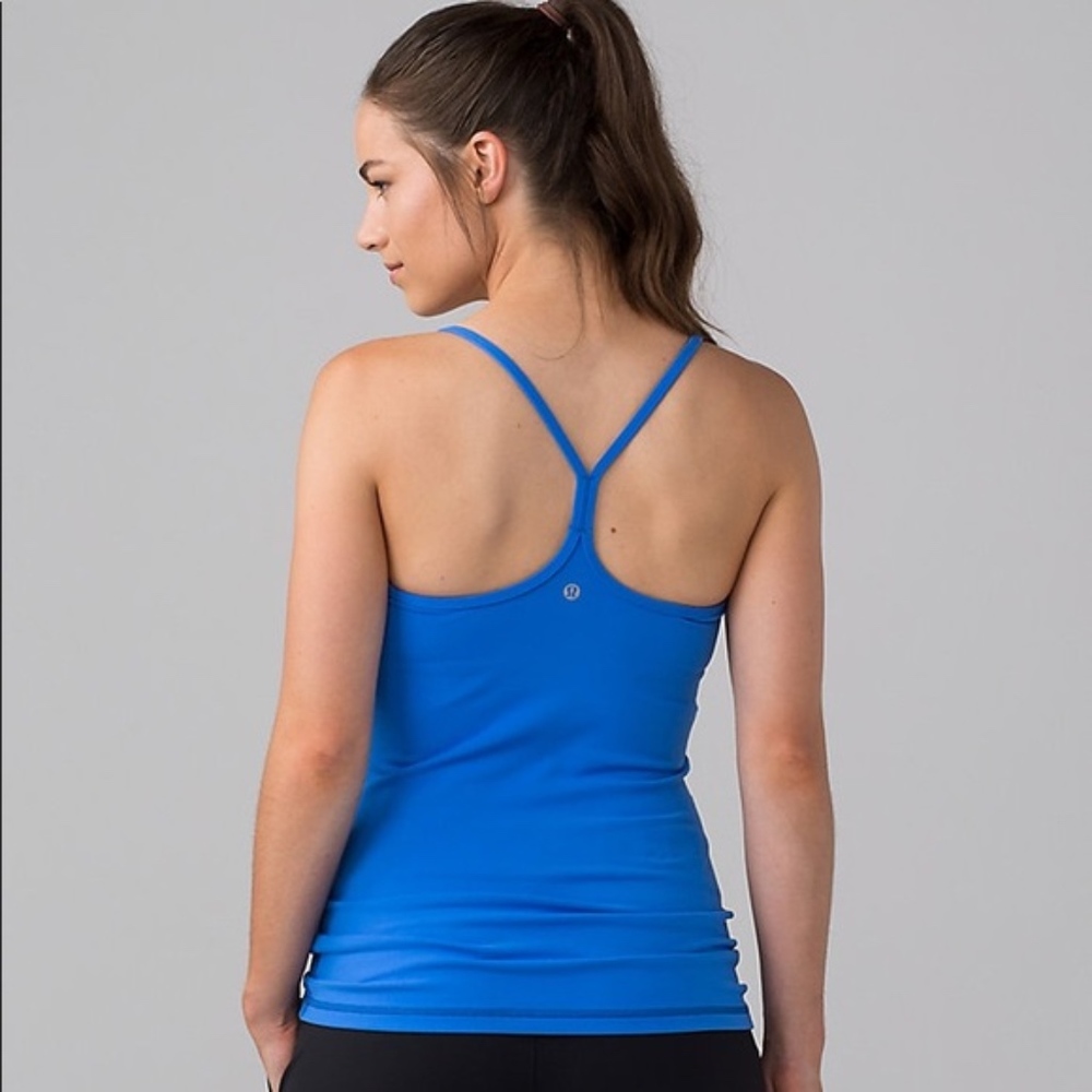 Lululemon Y Power Tank Cobalt Blue Sz 4